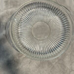 Mid Century Vintage 11” Cake Holder Serving Platter, Baking Dish, Oven Safe